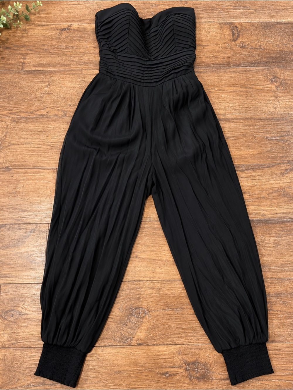 Forever 21 Y2K Black Strapless Jumpsuit | M